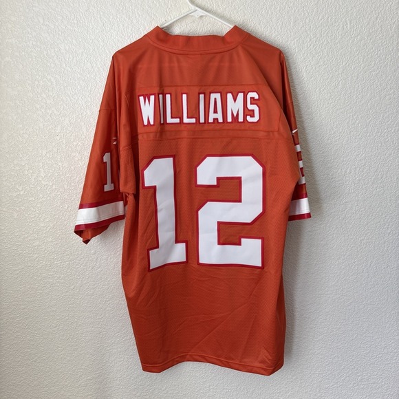 Reebok  Doug Williams Tampa Bay Buccaneers #12 Orange Jersey L - Picture 11 of 16